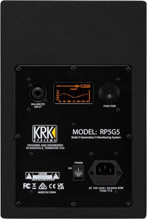 KRK%20RP5G5%20ROKIT%205%20Generation%20Five%205"%20Powered%20Studio%20Monitor%20Pair%20-%20Image%206
