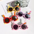 2021 Children Unisex Cartoon Fruit Flower Carrot Rabbit Ear Sunglasses Outdoor Protection Baby Girls Polarized UV400 Goggles. 