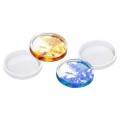 12 Pack Round Silicone Coaster Molds,Clear Epoxy Molds for Casting with Resin,Concrete,Cement and Polymer Clay. 