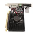 Computer Graphics Card, PCI Express X16 3.0 64bit 2GB DDR3 HD Multimedia Interface Graphics Card Integrated with 2 Bracket for Desktop. 