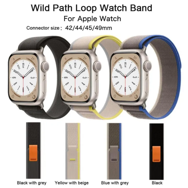 49mm/45mm%20Nylon%20Trail%20Loop%20Watch%20Band%20Strap%20For%20iWatch%20Series%20ULTRA/8/7%20Smartwatch%20-%20Image%202