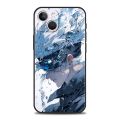 Satoru Gojo Anime Jujutsu Kaisen Luxury Phone Case For iPhone 11 12 13 14 15 Pro Max Mini X XR XS 7 8 Plus SE Cover.