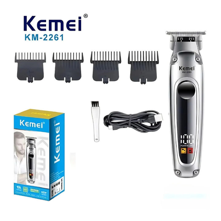 KEMEI%20KM-2261%20Hair%20Beard%20Shaver%20High%20Quality%20Professional%20Men's%20Trimmer%20-%20Image%202