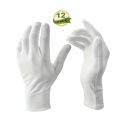 general purpose hand glove - High quality comfortable White cotton Soft hand gloves.