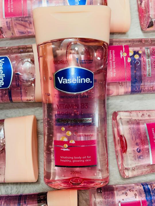 Vaseline%20Vitamin%20B3%20Body%20Oil%20Healthy%20Even%20Tone%20Intensive%20Care%20200ml%20UAE%20-%20Image%203
