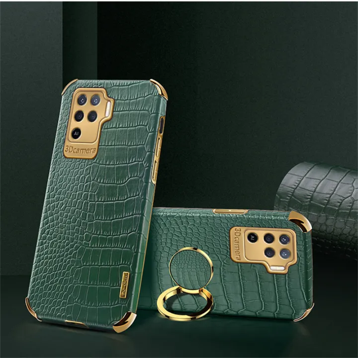 Phone%20Case%20OPPO%20F19%20Pro%20Back%20Cover%20Crocodile%20Pattern%20Leather%20Cases%20Soft%20Cover%20Ring%20Stand%20Holder%20Cover%20OPPO%20F19%20Pro%20Case%20-%20Image%205