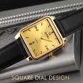 SKMEI Fashion Square Dial Design Men Watch Casual Mens Quartz Wristwatches Waterproof Watches For Male Gift 1603. 