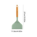 1Pc Silicone Spatula Cooking Utensils Meat Egg Kitchen Scraper Non-stick Spatula Dounp. 