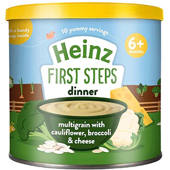 Heinz First Steps Dinner Multigrain With Cauliflower Broccoli & Cheese (6 months+) - 240g