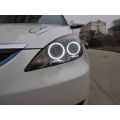 2PCS 80mm/blue  car angel eyes automatic halo ring. 