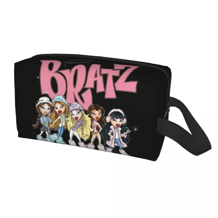 Bratz%20Rock%20Angelz%20Doll%20Makeup%20Bag%20for%20Women%20Travel%20Cosmetic%20Organizer%20Kawaii%20Anime%20Cartoon%20Storage%20Toiletry%20Bags%20-%20Image%205