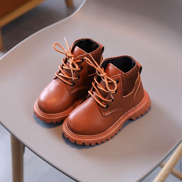2022%20Autumn%20Classic%20Black%20Brown%20White%20Fall%20Winter%20Platform%20Boots%20for%20Children%20Cozy%20Toddler%20Boys%20motion%20Boots%20Kids%20Girl%20Shoes%20-%20Image%204