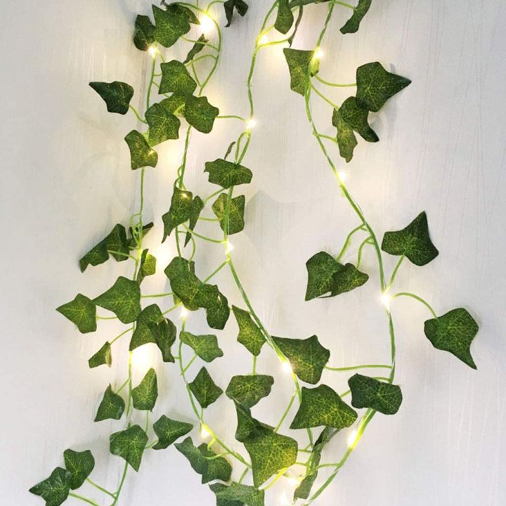 LED Ivy Fairy String Lights Garden Outdoor Leave Wall Fence Light 15 feet/578