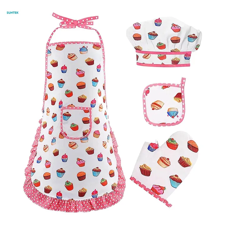 Chef%20Clothing%20Set%20Kitchen%20Playset%20Kids%20Cooking%20Baking%20Set%20for%20Toddlers%20Birthday%20Gift%20-%20Image%202