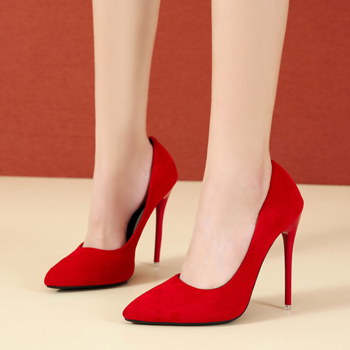 Big%20Size%2035-45%20women's%20shoes%202021%20concise%20flock%20high%20heels%20women%20pumps%20pointed%20toe%20classic%20red%20gray%20ladies%20wedding%20shoes%20office%20-%20Image%204