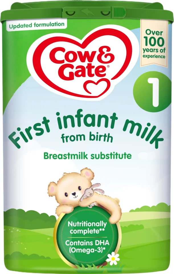 Cow Gate First Infant Baby Milk Powder Formula From Birth 800g, Made in  UK