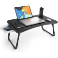 Mini Table With Drawer Waterproof Premium Finished Portable Foldable Laptop Desk Home Laptop Table Folding Laptop Table Laptop Stand - Laptop Table - Laptop Table - Laptop Table. 