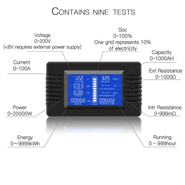 3X%20DC%20Multifunction%20Battery%20Monitor%20Meter%20LCD%20Display%20Digital%20Current%20Voltage%20Solar%20Power%20Meter%20-%20Image%203