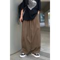 Pants Casual Trend High Street Straight-Leg Trousers Summer Men ins Japanese Style Wide Leg Fashion Brand Loose Cargo Pants Harajuku Style.