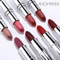 Langmanni 8-color silver matte lipstick non-stick cup long-lasting setting moisturizing moisturizing solid lipstick cross-border. 