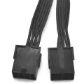 For GPU RTX4090 RTX4080 12+4 Graphics Card Cable 2X8Pin Adapter Cable 12VHPWR Connector. 
