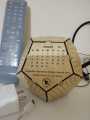 Diamond Shape 3D Desk Calendar  With Government Holiday. 