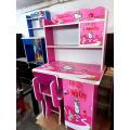 Hello kitty Girl Kids Reading Table with Chair. 