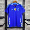 Argentina Away jersey kit 2024 Afa Copa America Football with Champion Logo.