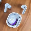 Ultrapods Pro True Wireless Earbuds with Display Transparent Design, Bluetooth 5.3 Water Proof. 