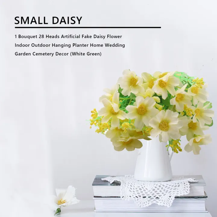 Artificial%20Fake%20Daisy%20Flower%20Indoor%20Outdoor%20Hanging%20(White%20Green)%20-%20Image%203