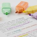 6 Colors/set Kawaii Mini Highlighter Cute Markers Pastel Drawing Pen School and Office Art Stationery Supplies. 