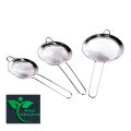 Chakni/Tea Strainer/Fine Mesh Stainless Steel Strainers -1/2/3 Pcs set Small, medium, big. 