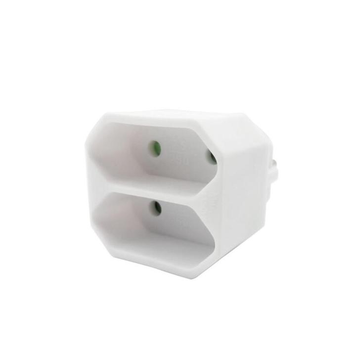 European Conversion Plug 2Pin 4.8mm Plug turn 4.0mm 2 Hole EU Socket ...