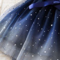 GC Toddler Baby Girl Tulle Tutu Dress Round Neck Ruffle Sleeve Outfit Star Sequins Bow Waistband Princess Dress. 