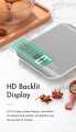 10kg Precise Digital Kitchen Scale with LCD Display - Accurately Weigh Food for Cooking, Baking, and Weight Loss.