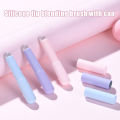 Silicone Lip Brush With Cover Angled Concealer Brush Like Fingertips Q Soft Lipstick Makeup Brushes Round Head No Broken.