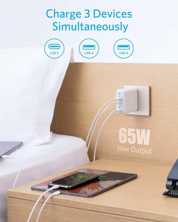Anker%20PowerPort%20III%203%20Port%2065W%20Elite%20Charger%20(A2034)%20White%20For%20iPad%20MacBook%20iPhone%20Google%20Pixel%20LG%20Laptop%20-%20Image%206