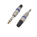 5Pcs/lot 6.35mm Male Plug Mono / Stereo Audio Jack Plugs Connector 1/4 6.35mm TS/TRS Audio Microphone Wire Cable Soldering Type.