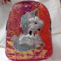 Unicorn Sequin Backpack Cartoon School Bag Symphony Shoulder School Bag. 