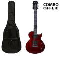 Combo of Epiphone Les Paul Vintage Special II Electric Guitar and Gig Bag Case Backpack – Red and Black. 