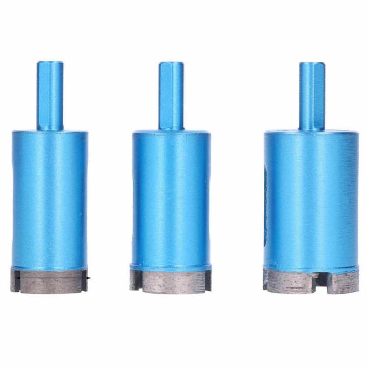 Diamond Hole Saw Drill Bit 3Pcs Granite Ceramic Concrete Marble Drilling Tools 28mm 30mm 35mm