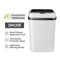 MICCK Automatic Sensor Trash Can For Kitchen Smart Home Rechargeable Food Waste Dustbin Square Bathroom House Cleaning Bucket.