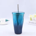 Coffee Bottle With Straw To Go Cold  Cup Insulated Water Tumbler Mug Travel 500ml/17oz Double Wall 304 Stainless Steel. 
