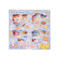 MOMO Sauce Cartoon Set Girl Heart and Paper Gift Box Handheld Account Sticker 100 Sheet Material Pack.