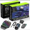 Mixpro/SE 4 IN 1 Mobile Game Keyboard and Mouse Gaming Combo Pack for PUBG, Free Fire. 
