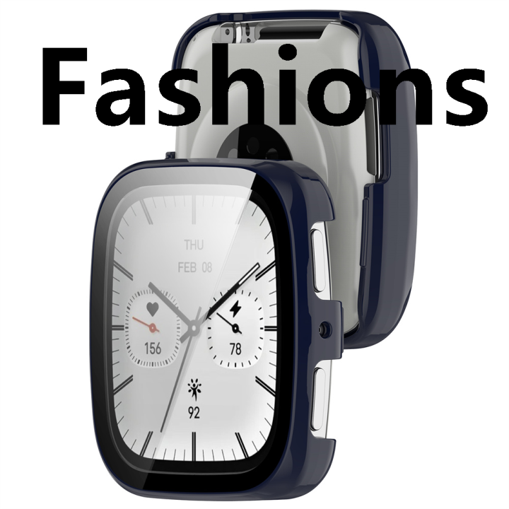 Fashions%20For%20Amazfit%20Active%202%20Square%20Watch%20Shell%20With%20Tempered%20Glass%20Film%20Protective%202-in-1%20PC%20Watch%20Cover%20Protection%20Decoration%20-%20Image%203