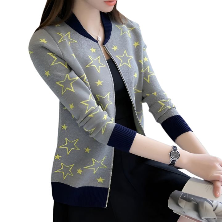 Multi-Color Fleece & Cotton Long Sleeve Winter Jacket for Women - Stylish and Warm Outerwear