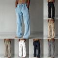 Superb Quality - Men's hemp trousers casual solid color thin linen men's pants in stock - Trend and Needful - Well Inspired & Crafted. 
