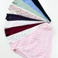 Pack of 5 Pcs Assorted Ladies Half Back Coverage Cotton Brief Panty From Levin.