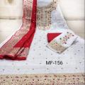 Unstitched Cotton Afsan Print Three Piece For Women -  Dress For Girls - 3 Pice Dress. 